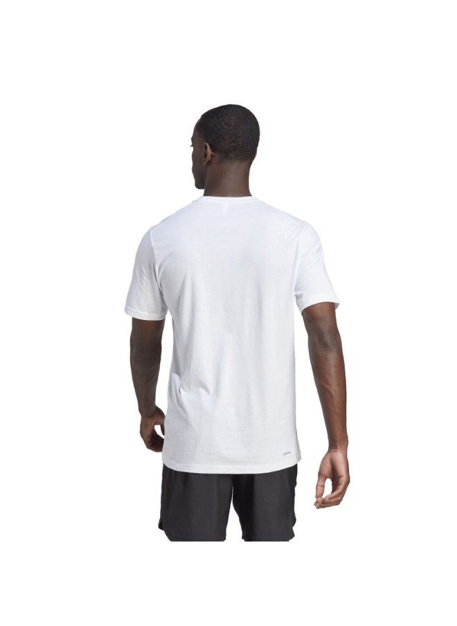 adidas TR-ES FR LOGO T White Training T-SHIRTS for Men - XS