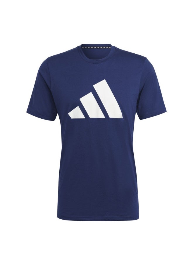 adidas TR-ES FR LOGO T Blue Training T-SHIRTS for Men - XS