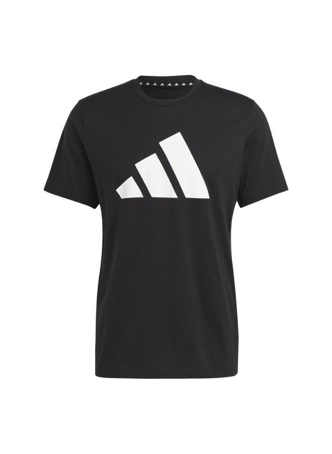 adidas TR-ES FR LOGO T Black Training T-SHIRTS for Men - XS