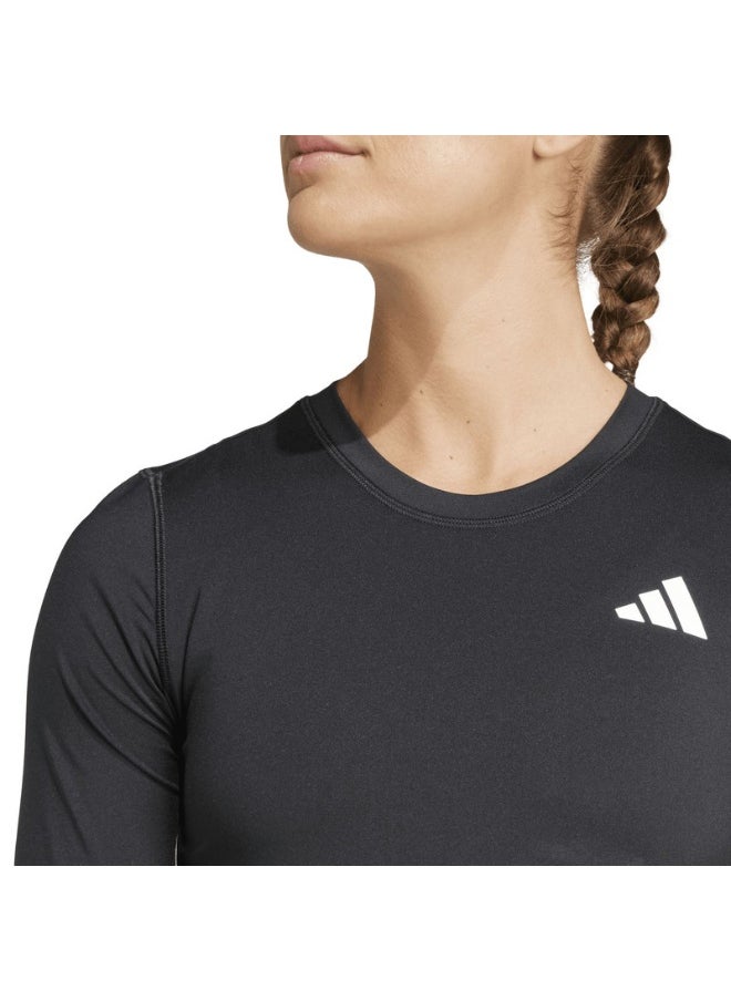 adidas WE 3S LS Black Training T-SHIRTS for Women - 2XS