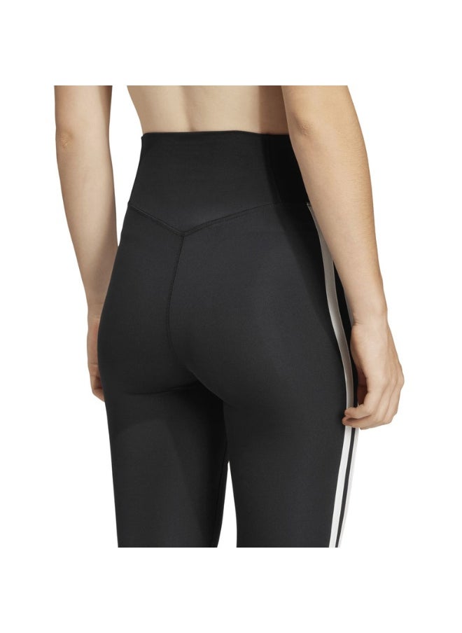 adidas OPT ESS 3S L Black Training TIGHTS for Women - 3XS