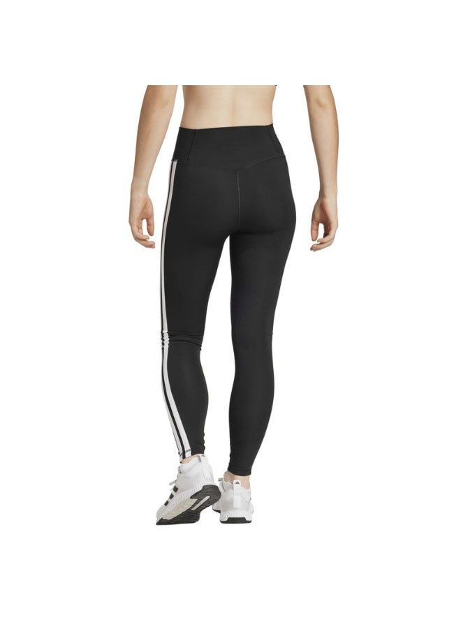 adidas OPT ESS 3S L Black Training TIGHTS for Women - 3XS