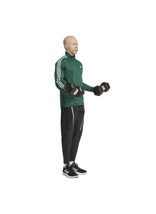 adidas TR-ES 3S T-TOP Green Training TRACK TOPS for Men - XS