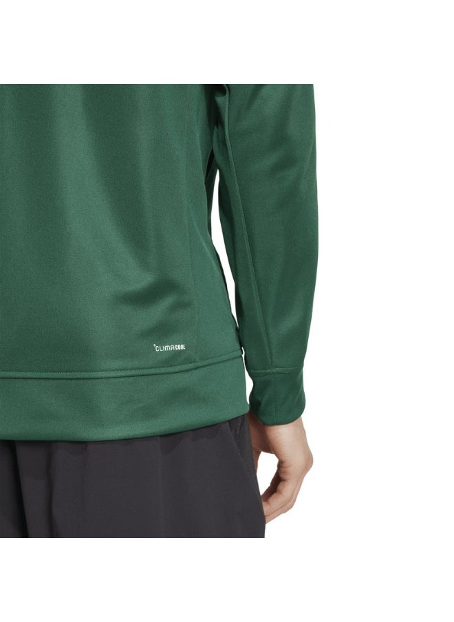 adidas TR-ES 3S T-TOP Green Training TRACK TOPS for Men - XS