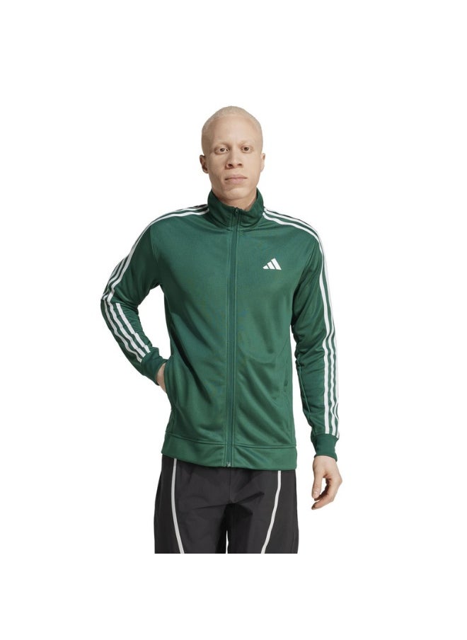 adidas TR-ES 3S T-TOP Green Training TRACK TOPS for Men - XS