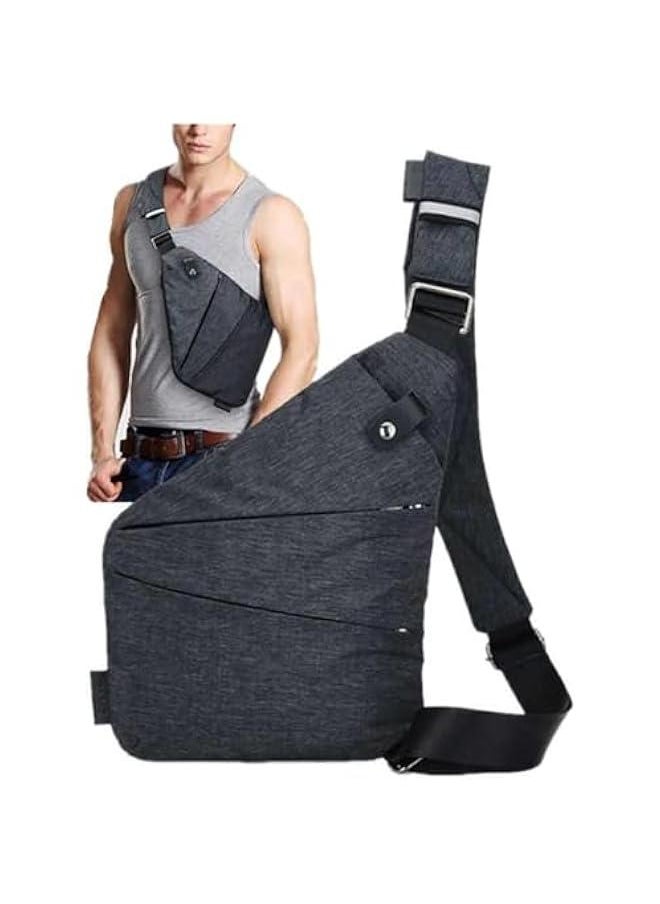 Slim Crossbody Travel Bag with Anti-Theft Protection