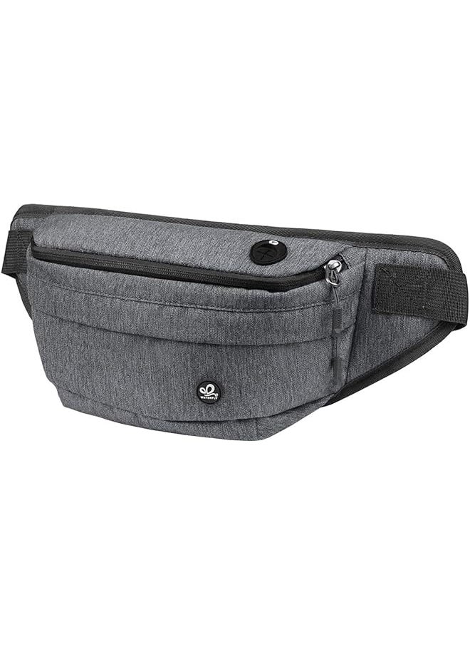 Fanny Pack For Men Women Water Resistant Large Hiking Waist Bag Pack Carrying All Phones For Walking Traveling
