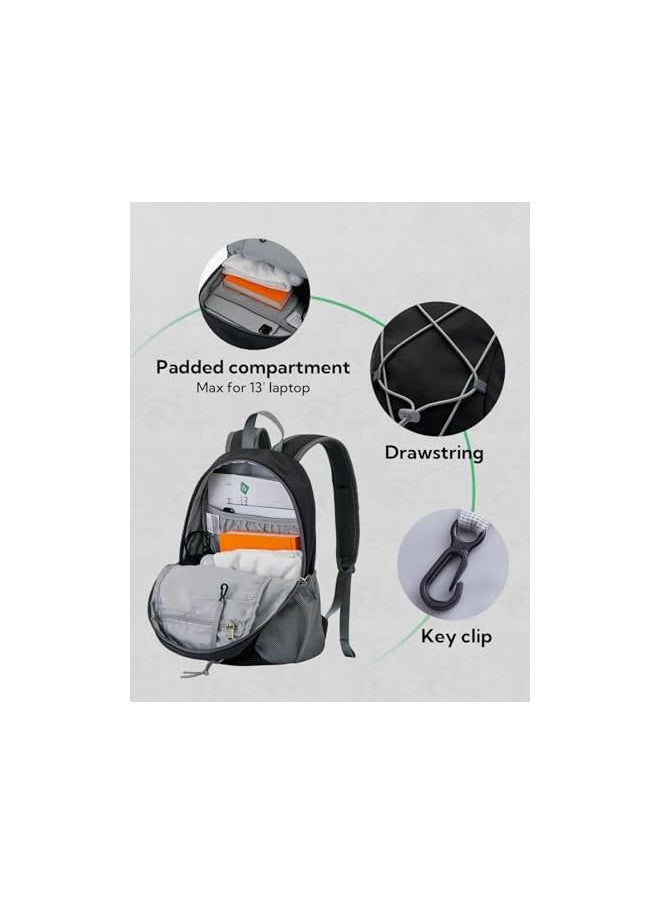 12L Small Hiking Backpack: Day Pack Lightweight Travel Bag Camping Walking Sports Daypack For Women Men