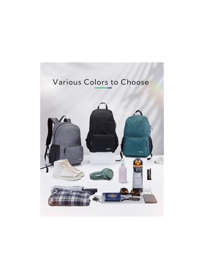 Backpack Foldable Daypack 20L: Hiking Backpack Folding Backpack Lightweight Folding Backpack Daypack With Back Ventilation For Hiking Travel City Trips Men Women