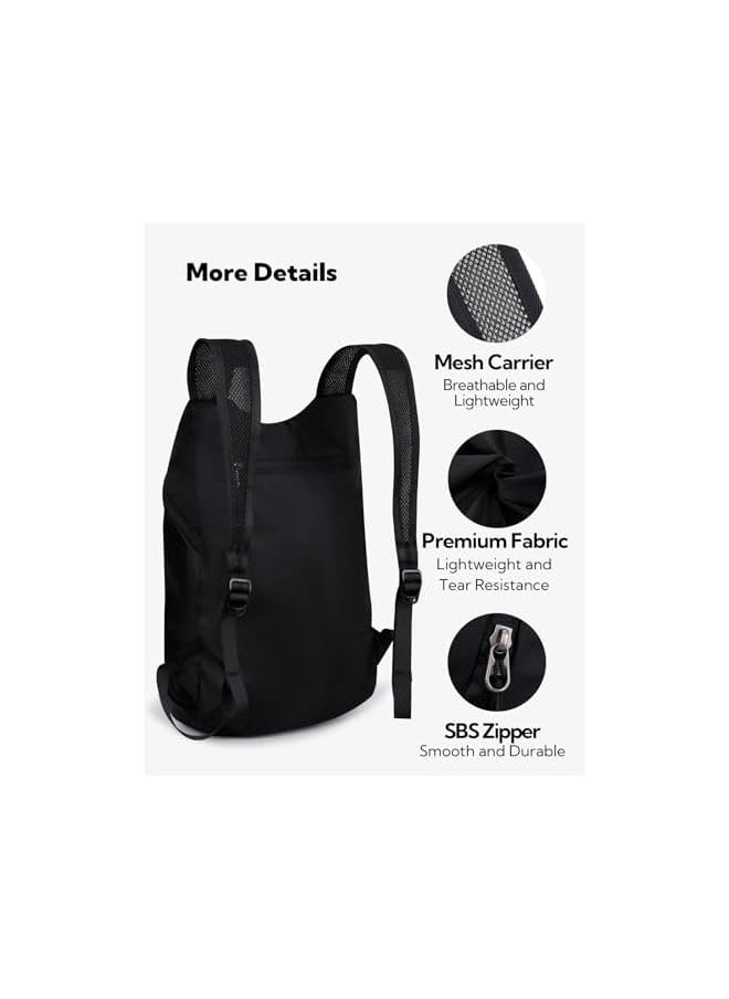 Ultralight Foldable Backpack 15 L: Small Packable Hiking Backpack Lightweight Thin Backpack Sporty Daypack Daypack For Outdoor Hiking City Trip Men Women
