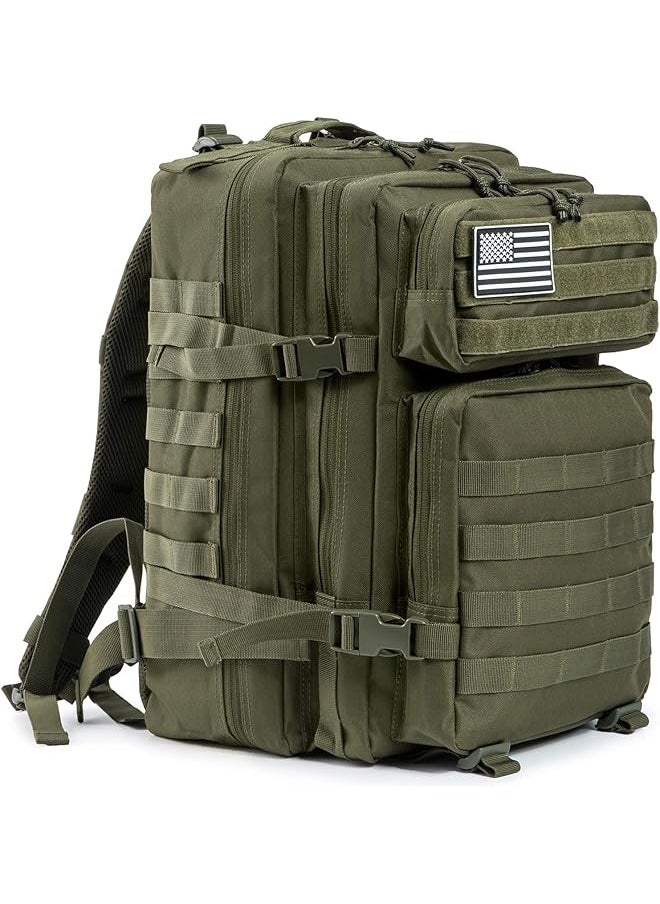 promass 45L Military Tactical Backpacks Molle Army Assault Pack 3 Day Bug Out Survival Bag Hiking Treeking Rucksack