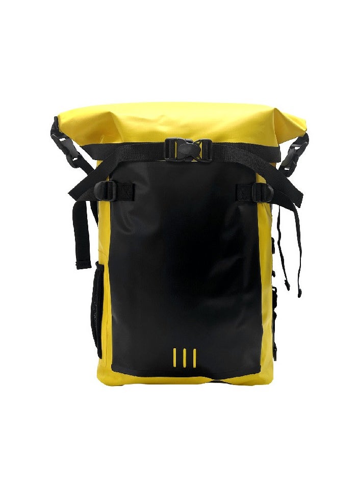 30L Large Capacity Waterproof Backpack - Outdoor PVC Backpack for River Tracing, Swimming, Drifting, Beach Surfing, Fishing