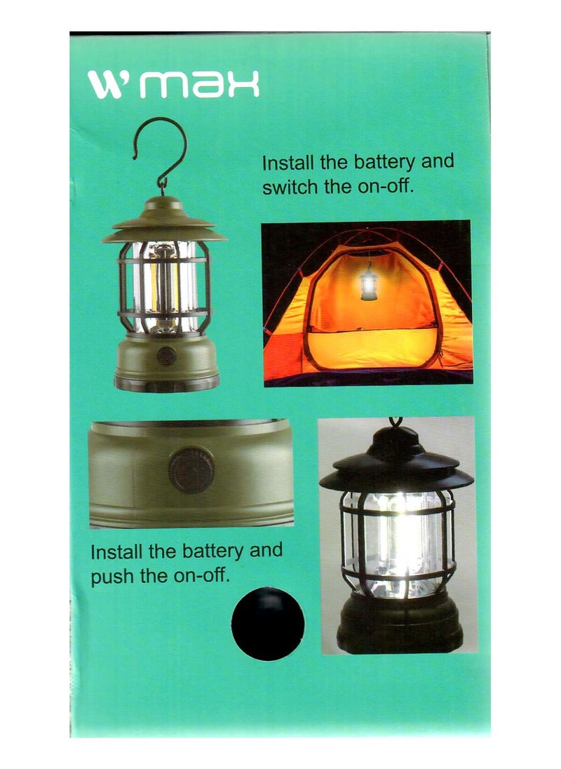 W MAX USB Rechargeable LED Camping Lamp Garden Tent Light Camping Light and Outdoor