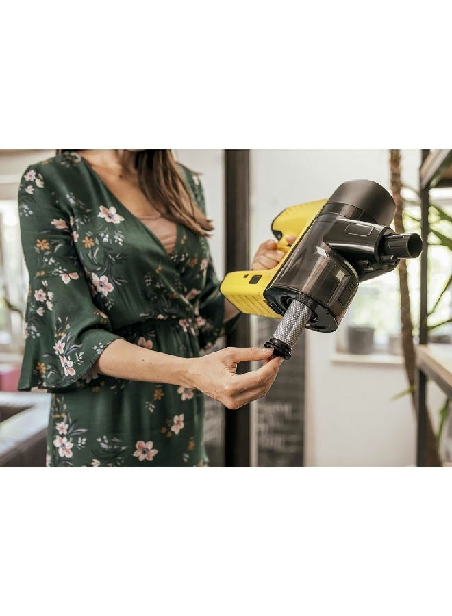 3-Stage Filter System Cordless Stick Vacuum Cleaner 800 ml 63 W JE1.198-661 Black/Yellow