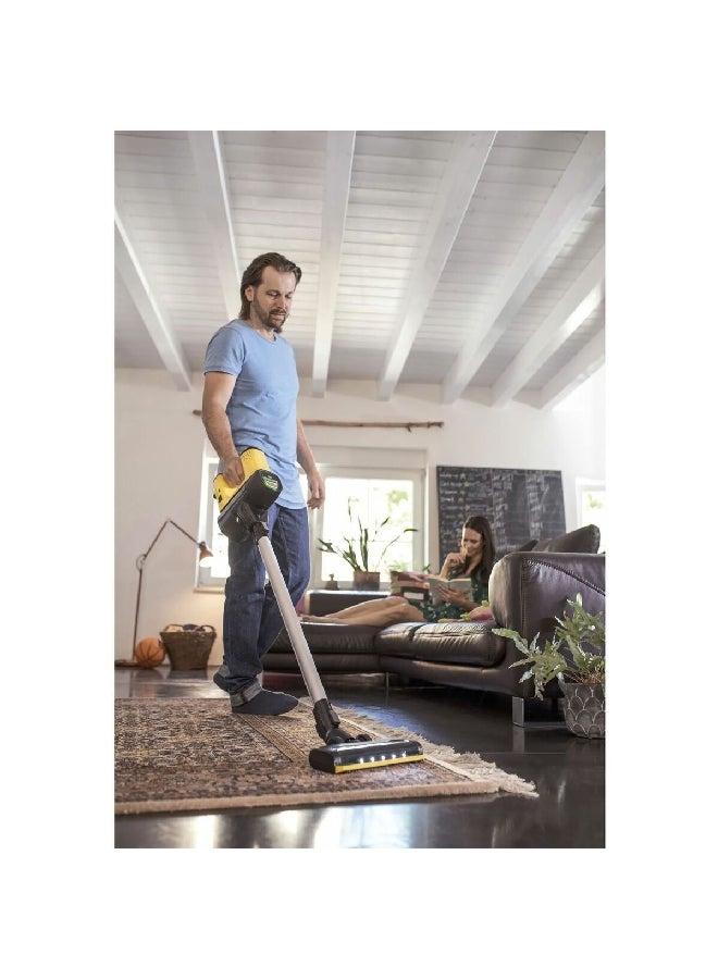 3-Stage Filter System Cordless Stick Vacuum Cleaner 800 ml 63 W JE1.198-661 Black/Yellow