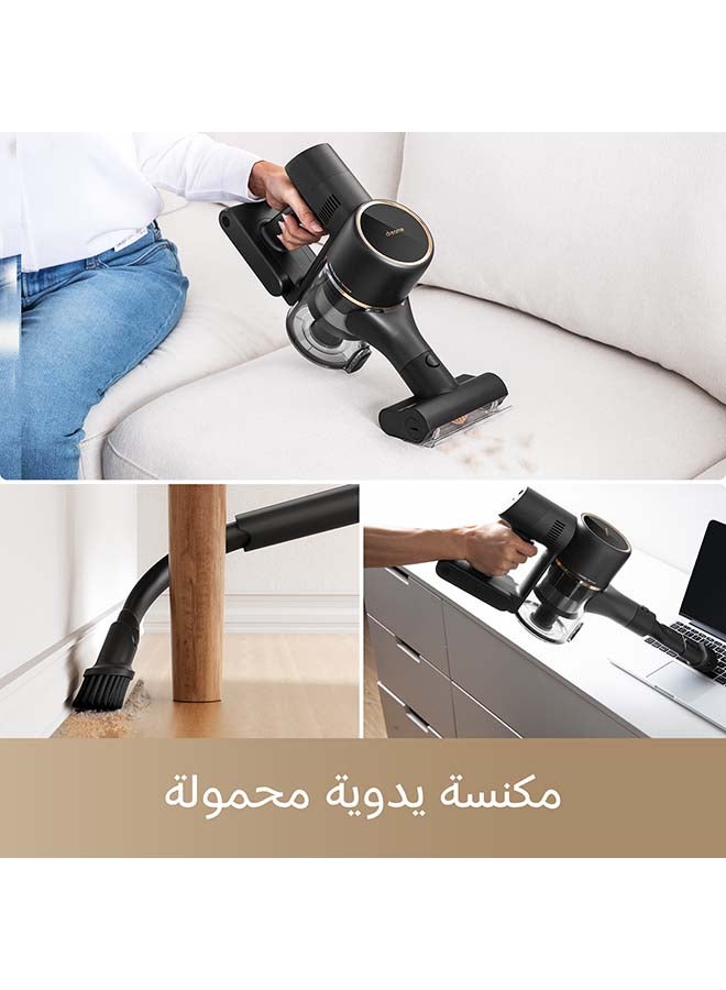 R10 Pro Cordless Stick Vacuum Cleaner, 65 Mins Long Runtime, 150 AW(20Kpa) Robust Suction, 5 Layer 99.9% Filtration, Lightweight and Anti-Tangle Vacuum for Floor, Carpet and Pet Hair 350 W R10 PRO Black