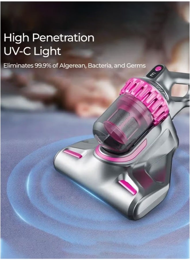 4 in 1 Cordless Vacuum Cleaner,10000Pa UV Mite Removal, Stick Handheld Vacuum Cleaner Ultra Quiet,Lightweight Vacuum Cleaner with HEPA Filter For Home/Car/Pet and Carpet Cleaning