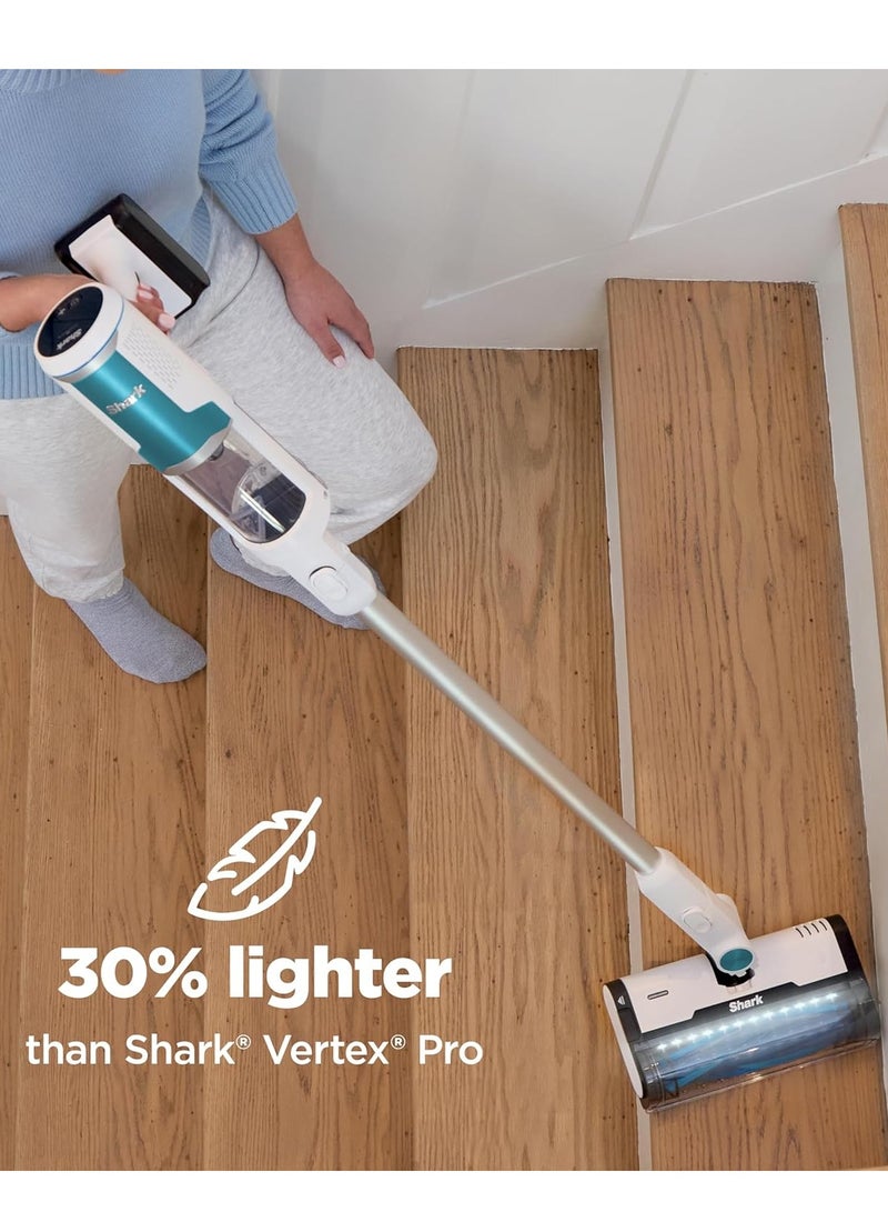 Clean & Empty – Lightweight Cordless Vacuum Cleaner with HEPA Filter, Powerful Suction, Portable, Rechargeable, Auto-Empty System, Stick Vacuum for Pet Hair, Carpets & Hardfloor 1.3 L 180 W BU3521ME White