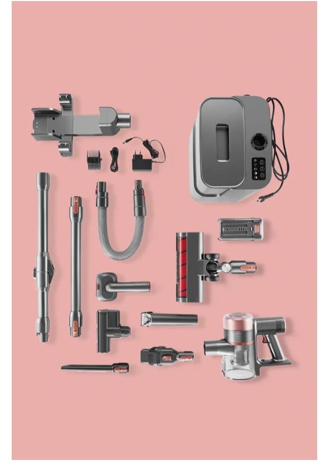 Handheld Cordless Vacuum Cleaner with Self-Cleaning Station Auto Empty Charging Storage 3 in 1