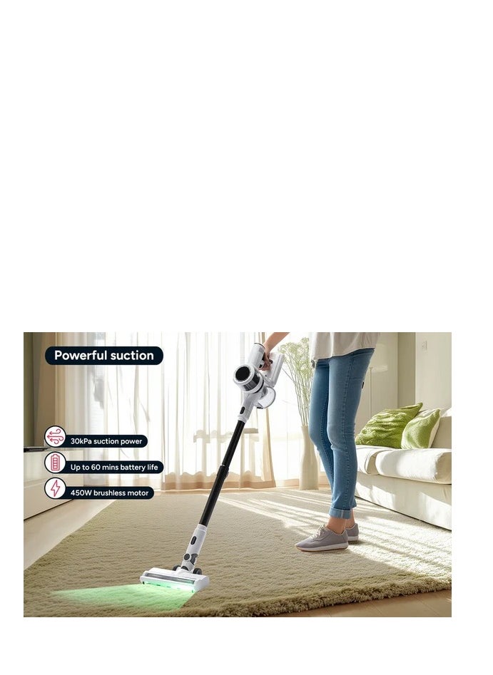 Handheld Cordless Vacuum Cleaner with Self-Cleaning Station Auto Empty Charging Storage 3 in 1