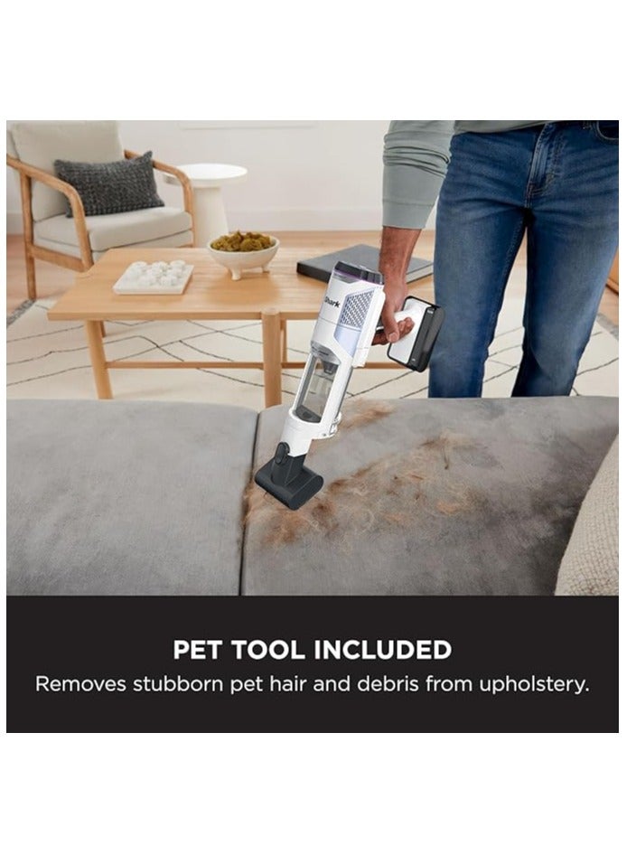 Detect Clean & Empty Cordless Pet Vacuum Cleaner, Three Deep-Cleaning, Up To 60 Mins Of Run-Time 180 W IW4611MET Cloudy Blue