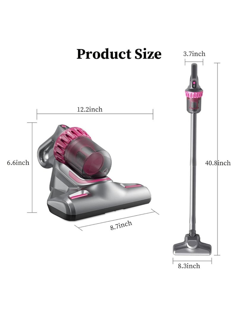 4-in-1 Cordless Vacuum Cleaner – 10,000Pa Powerful Suction, UV Mite Remover, Ultra-Quiet & Lightweight with HEPA Filter for Home, Car, Pet & Carpet Cleaning