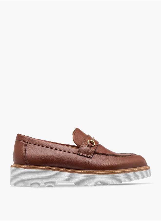 Women's Metal Accent Slip-On Loafers