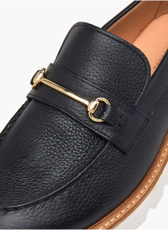 Women's Metal Accent Slip-On Loafers