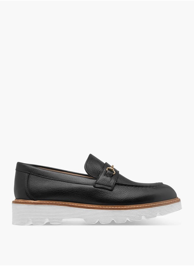 Women's Metal Accent Slip-On Loafers