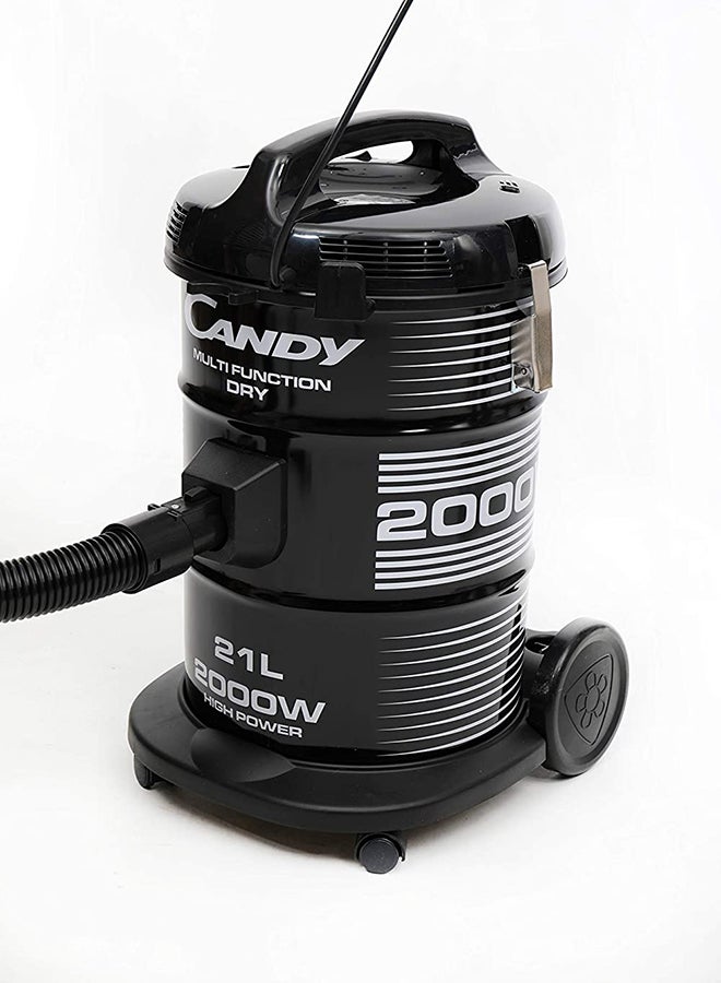 Drum Vacuum Cleaner 18 L 1800 W TDC1800 001 Black