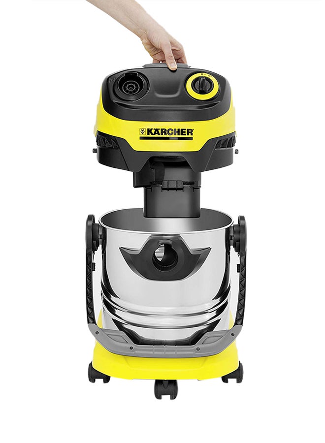 WD 5 Premium Multi-Purpose Vacuum Cleaner 25 L 13482300 Yellow/Black/Silver