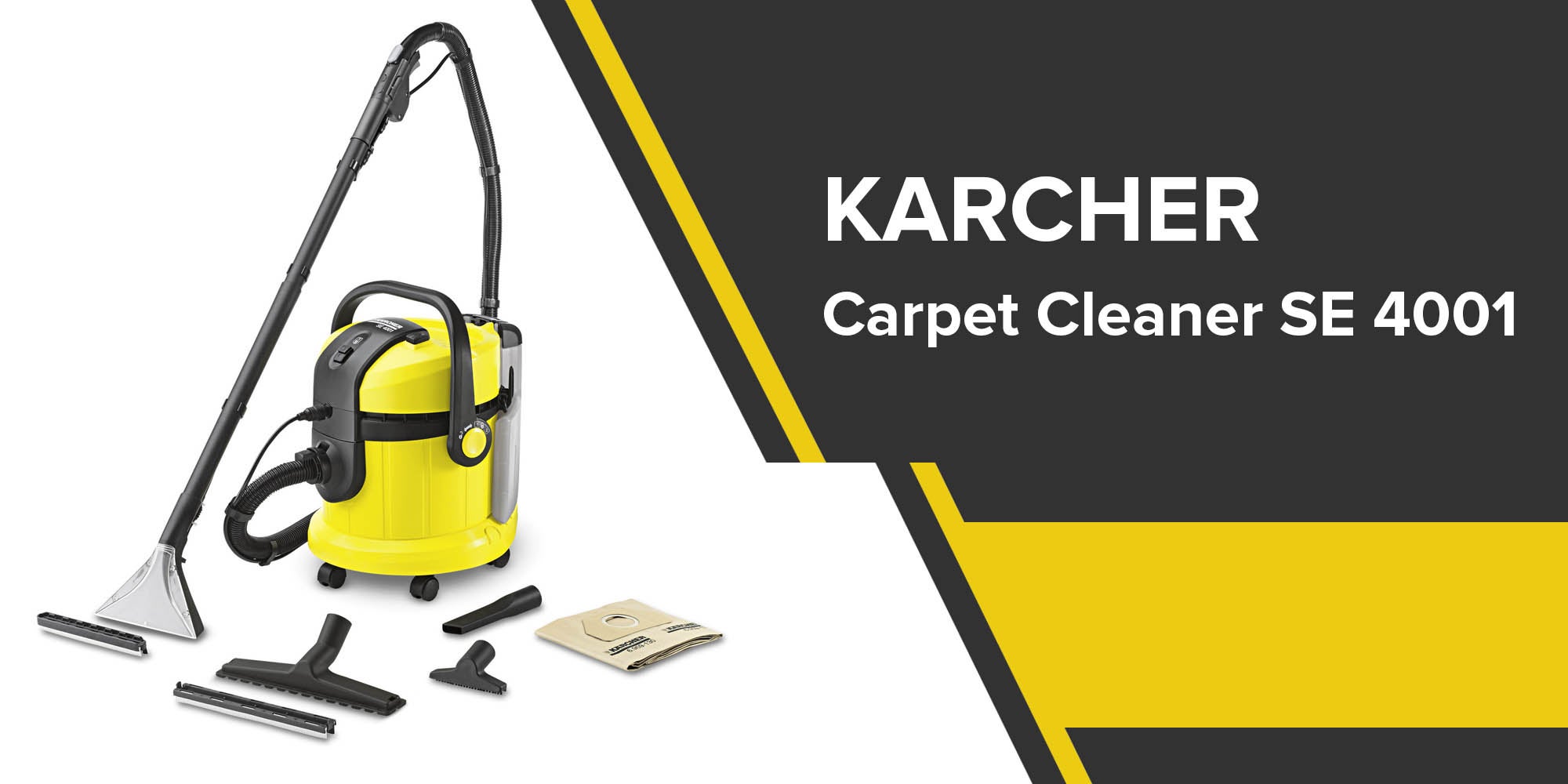 Carpet Cleaner SE 4001 4 L 10811350 Yellow/Black