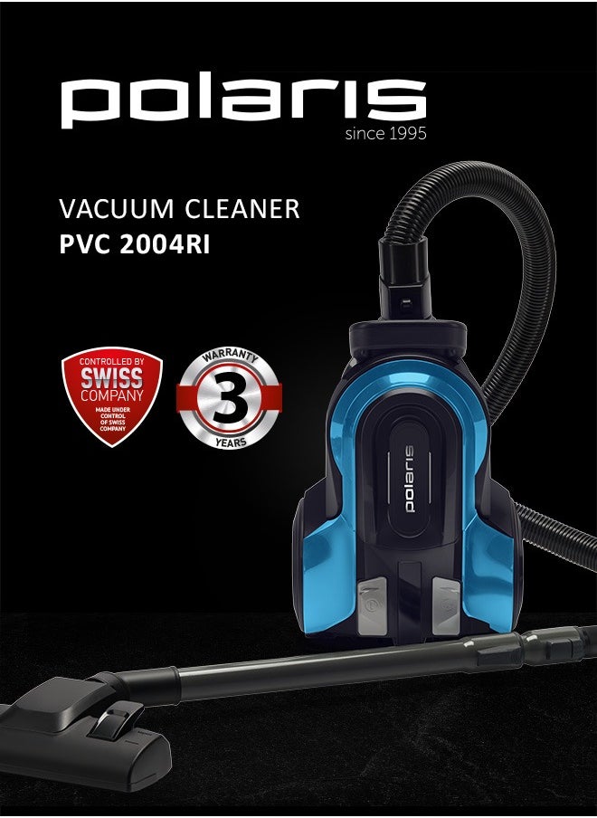 Vacuum Cleaner, Multi-cyclone technology, Remote control on the handle, Ionization, 2.5 l, Additional nozzles