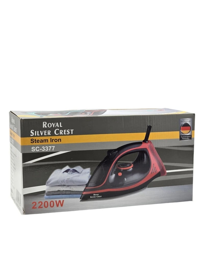 Royal Silver Crest Steam Iron Model SC-3377- 2200W