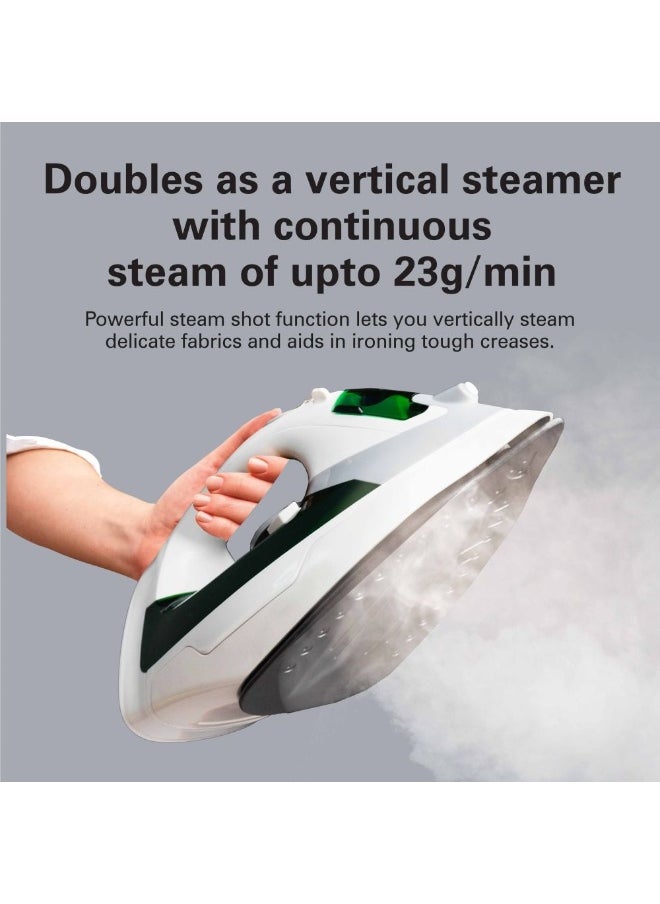 Hb Steam Iron Non Stick St2747-Me 2200W Steam Iron Flat Iron For Home - Multi Color