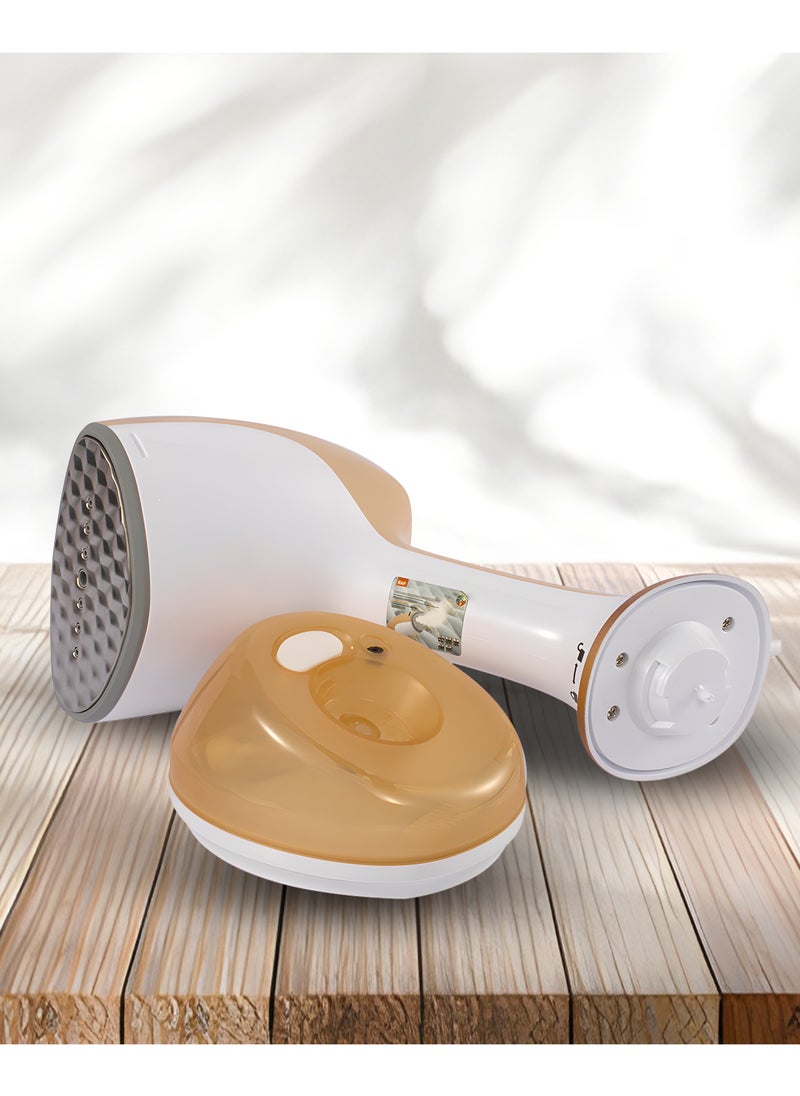 Portable Handheld Clothes Steamer, 1500W, 300ml Detachable Water Tank, Portable Steam Iron, Quick Heat-Up, Continuous Steam Output, Anti-Drip, Travel Friendly