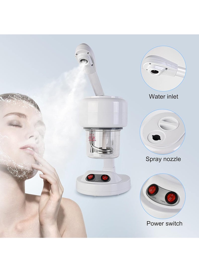 Face Steamer Nano Ionic Facial Steamer with Extendable Arm