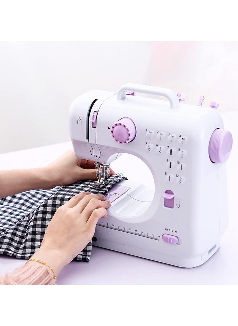 Household Sewing Machine – 505 Upgrade Small Electric Mini Lockstitch Sewing Machine with Multifunction Features