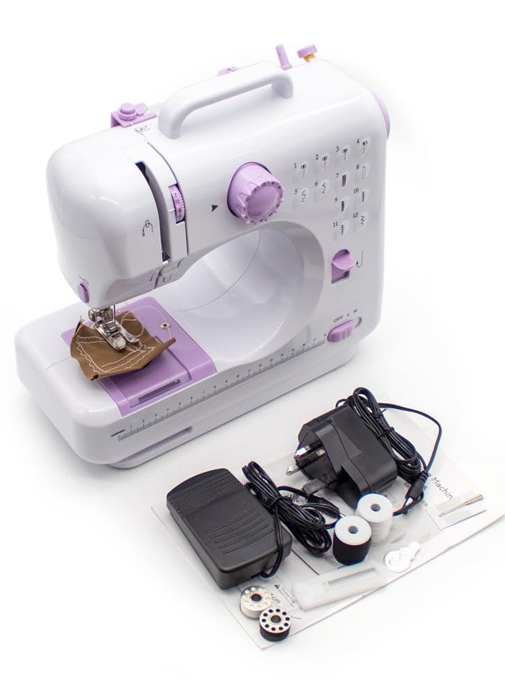 Household Sewing Machine – 505 Upgrade Small Electric Mini Lockstitch Sewing Machine with Multifunction Features