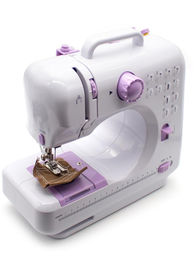 Household Sewing Machine – 505 Upgrade Small Electric Mini Lockstitch Sewing Machine with Multifunction Features