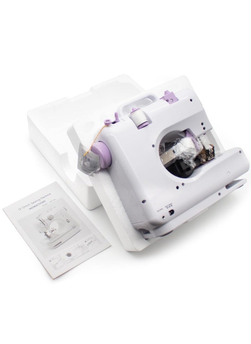 Household Sewing Machine – 505 Upgrade Small Electric Mini Lockstitch Sewing Machine with Multifunction Features