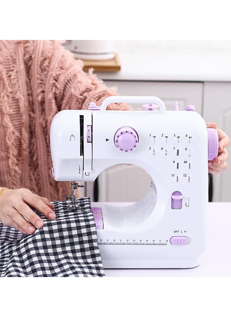 Household Sewing Machine – 505 Upgrade Small Electric Mini Lockstitch Sewing Machine with Multifunction Features