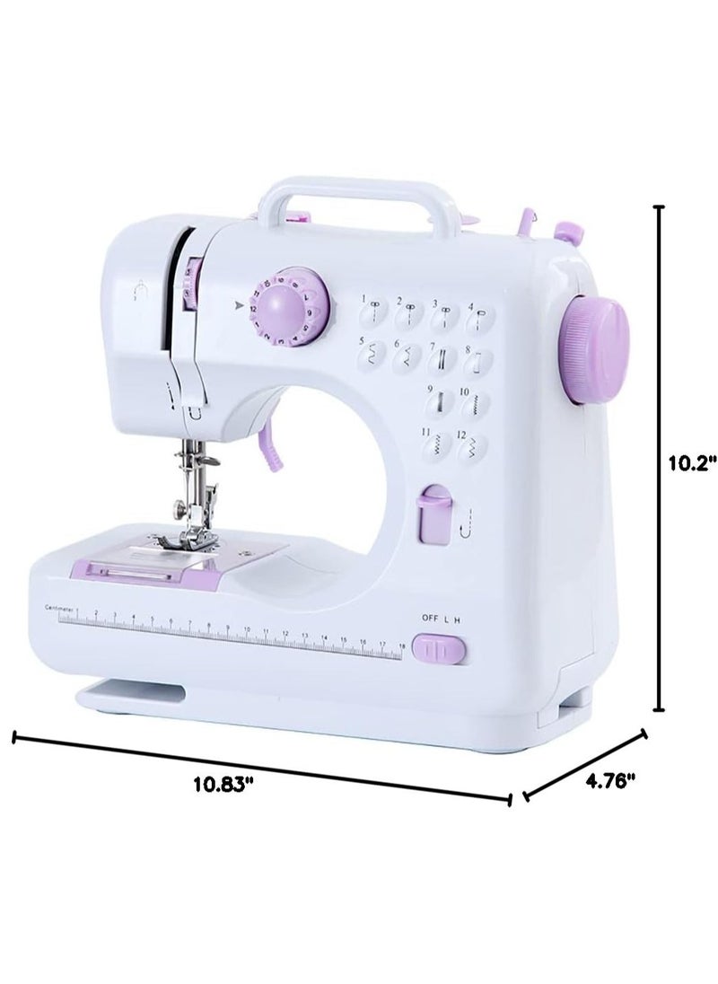 Household Sewing Machine – 505 Upgrade Small Electric Mini Lockstitch Sewing Machine with Multifunction Features