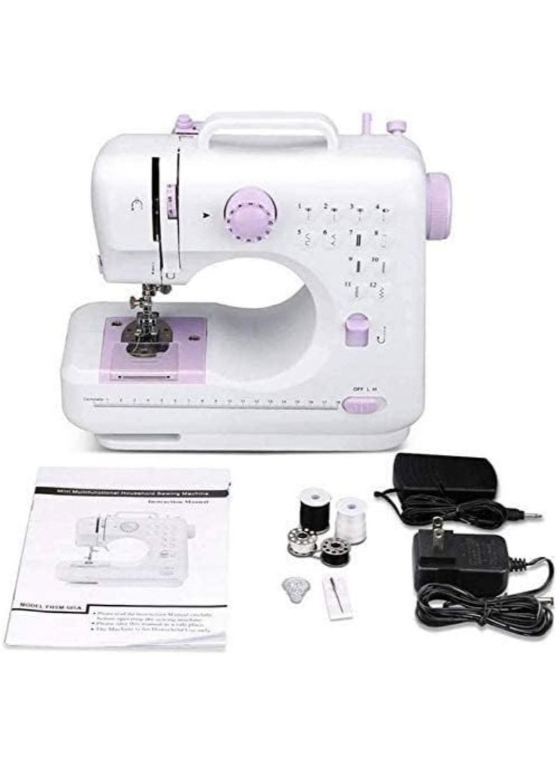 12 Stitches Multifunction Mini Sewing Machine