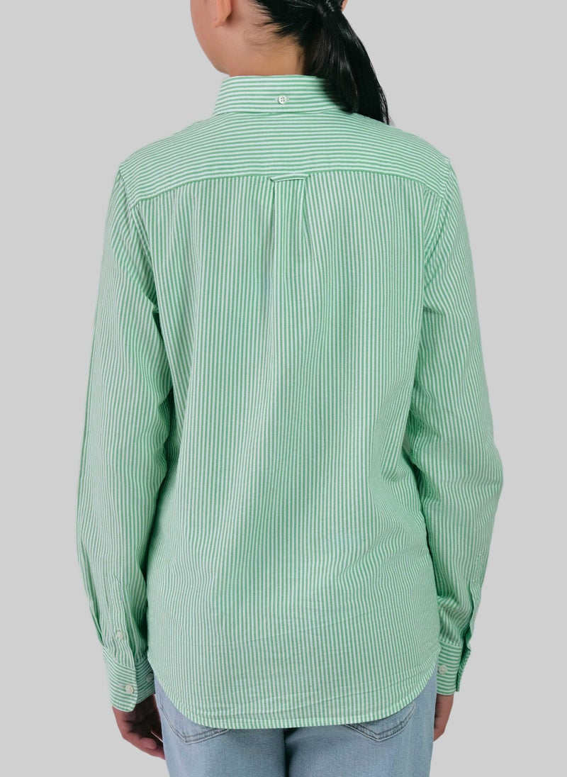 Teens Striped Oxford Shirt