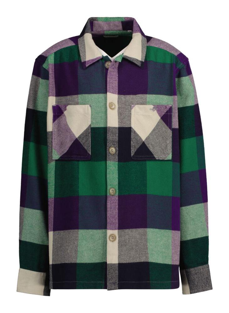 Gant Teens Shield Checked Overshirt