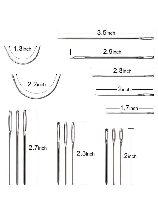 SYOSI Embroidery Patterns Punch Needle Kit Craft Tool Embroidery Pen Set Multi Color 29Pcs