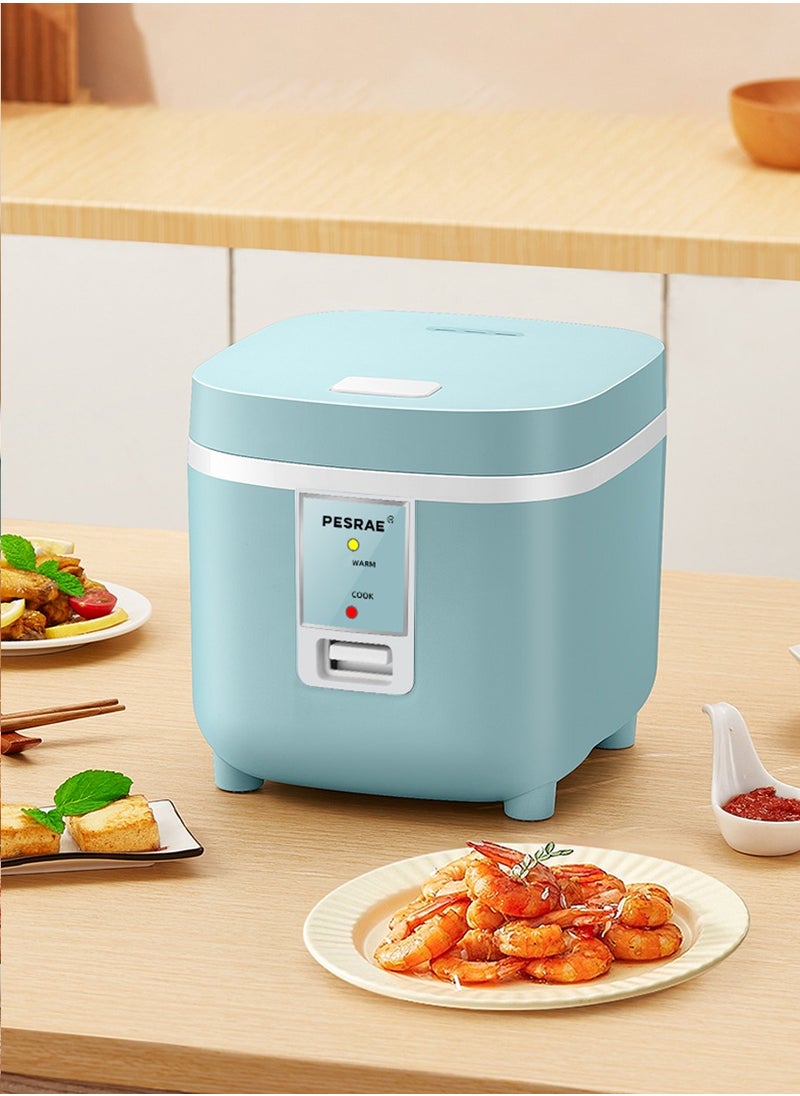 1.2 Liter Mini Multifunctional Non-Stick 200 Watt Small Portable Mechanical Home Rice Cooker for 1-2 People