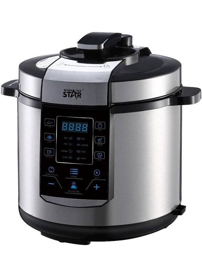 Winning Star 6L Multifunction Electric Pressure Cooker | Versatile Cooking for Effortless Meals