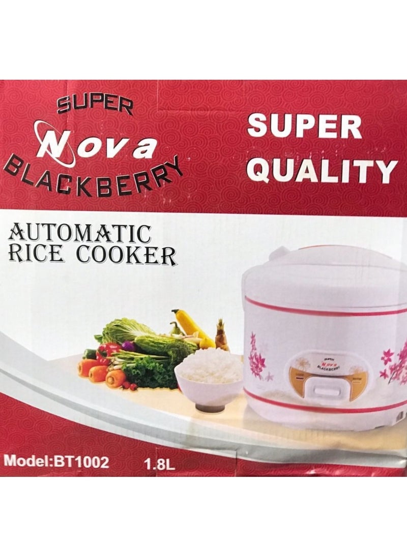 Super Nova Blackberry Automatic Rice Cooker | 1.8L Super Quality